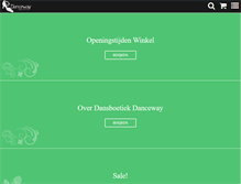 Tablet Screenshot of danceway.nl